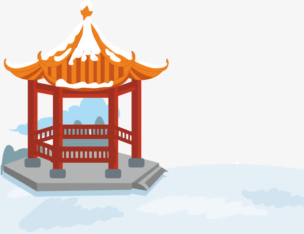 矢量凉亭