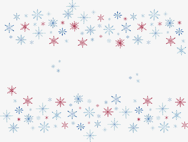 雪花边框圣诞贺卡矢量素材