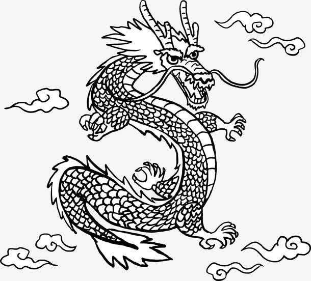 矢量卡通龙