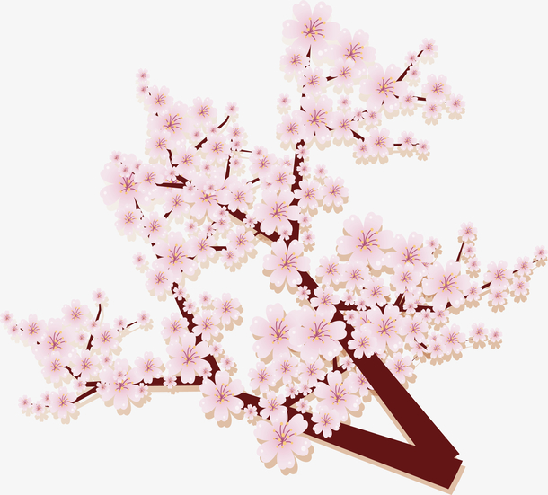 樱花树枝免抠元素图片_元素素材3762976_万素网