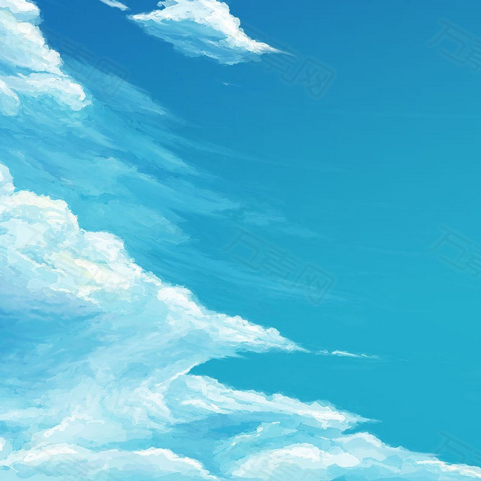 手绘天空促销推广主图背景
