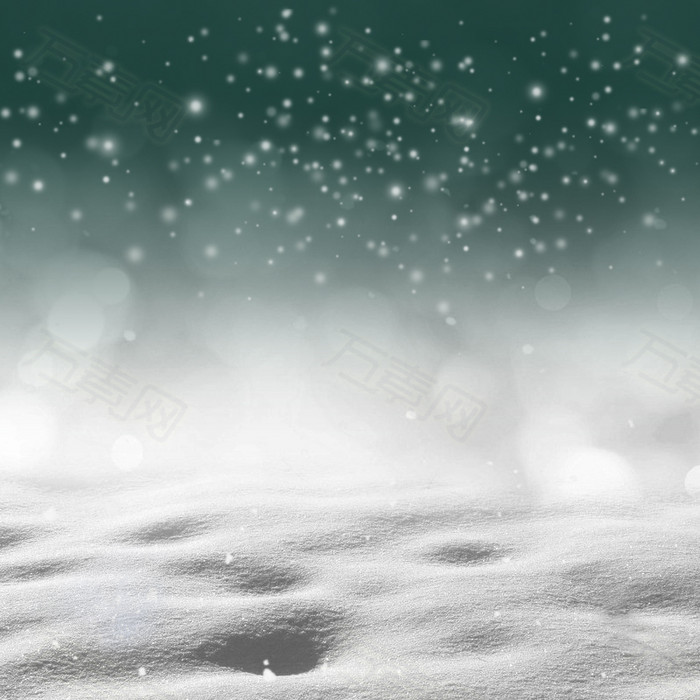 雪花星空沙子自然大气冬日梦幻主图
