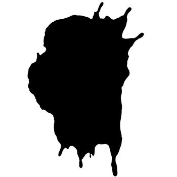 吹滴水墨笔画