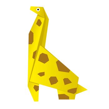 折纸长颈鹿