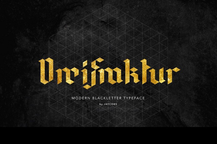 black字体,blackpink字体 一款创意几何英文字体dreifraktur modern blackletter