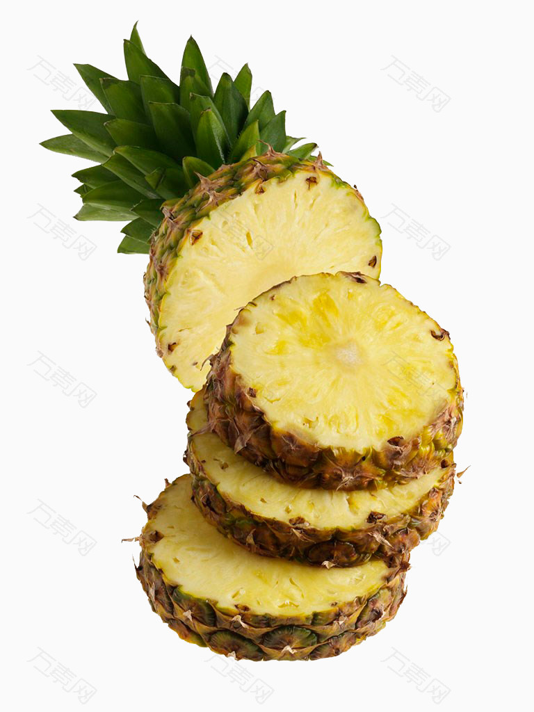 切片的菠萝