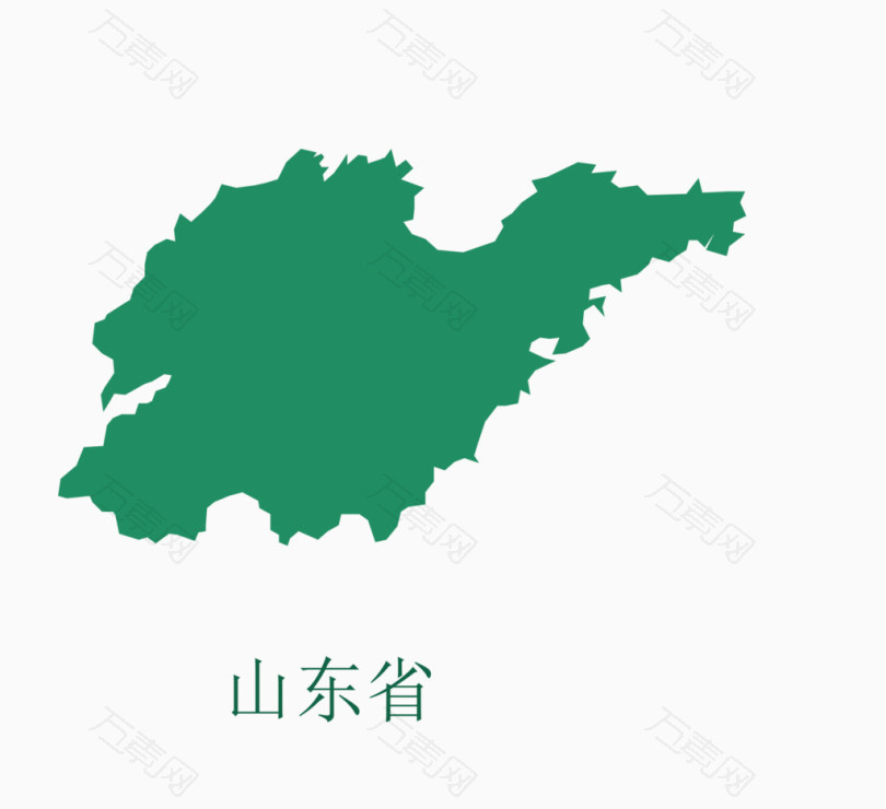 山东省地图板块