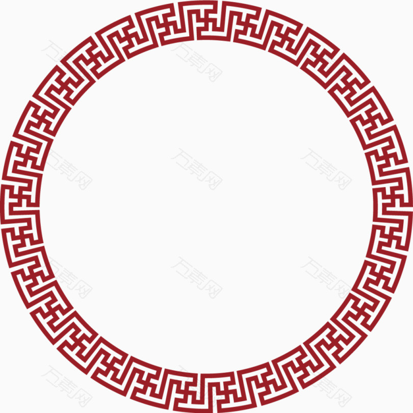 圆形边框线框图素材