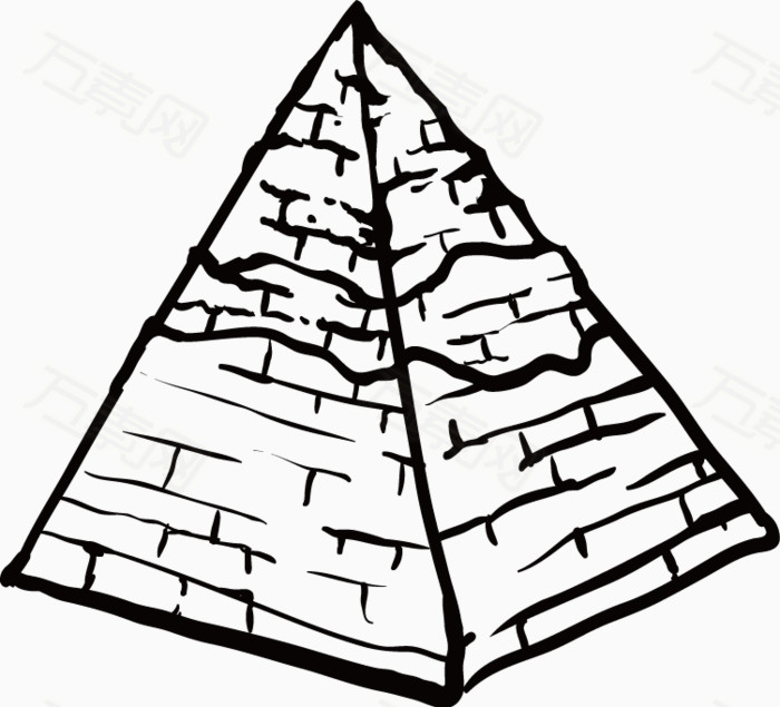 埃及金字塔图片免费下载_卡通手绘_万素网