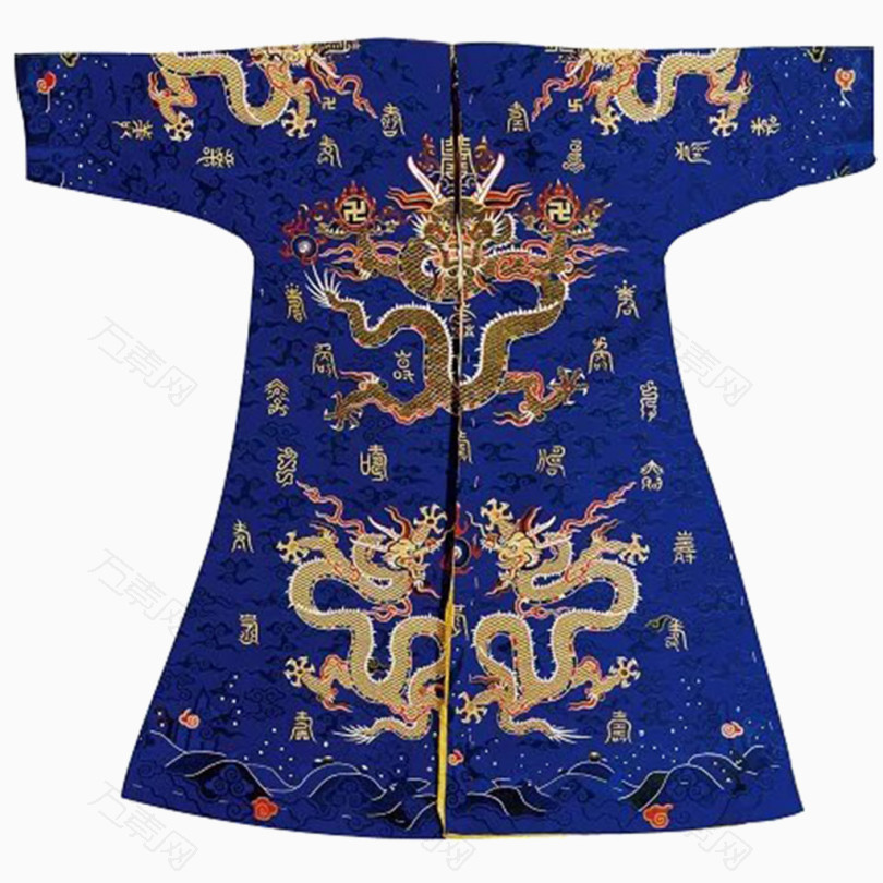 古代皇宫帝王龙袍图案
