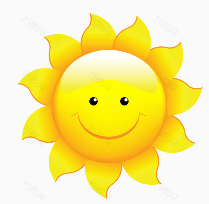 黄灿灿的大太阳