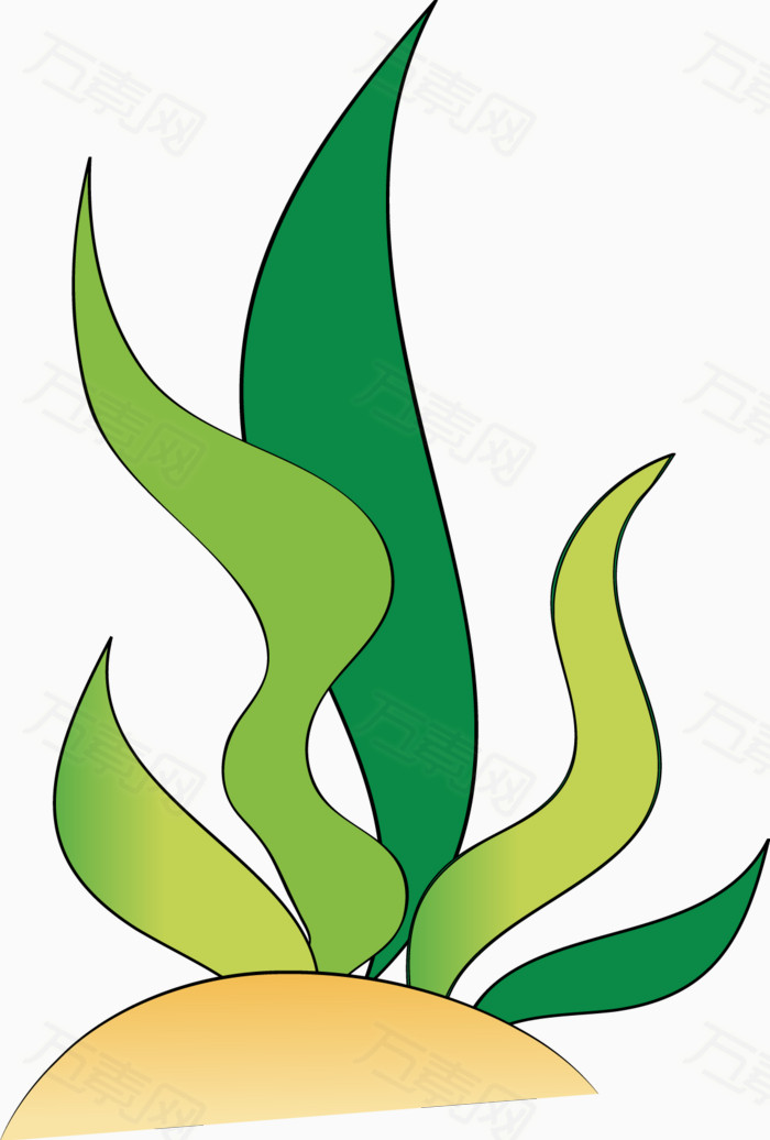 矢量海草