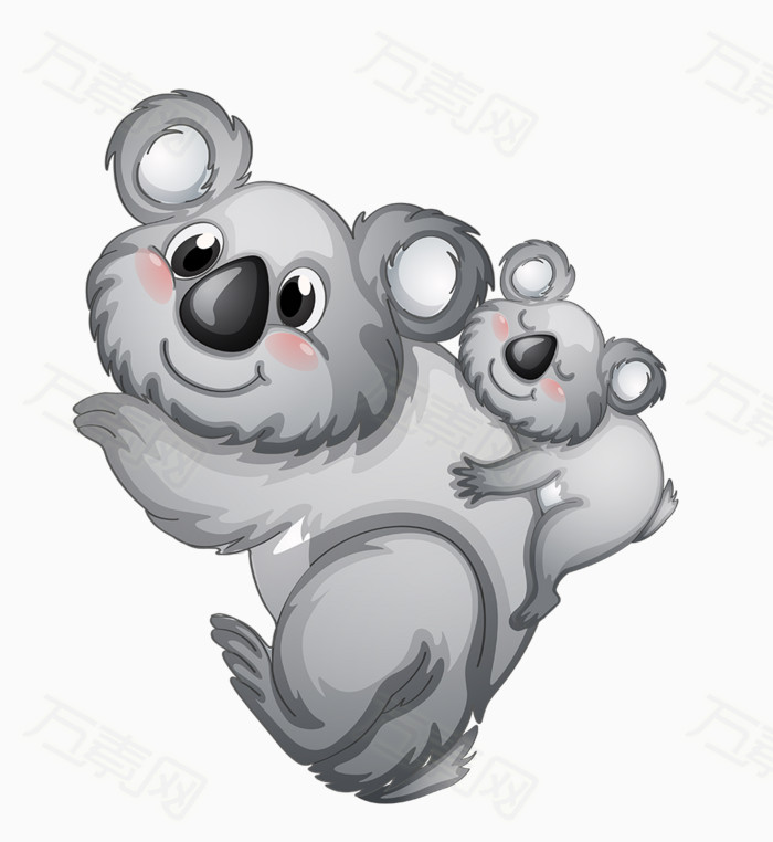卡通手绘  儿童画  矢量  小动物  小熊   卡通手绘 儿童画 矢量 小