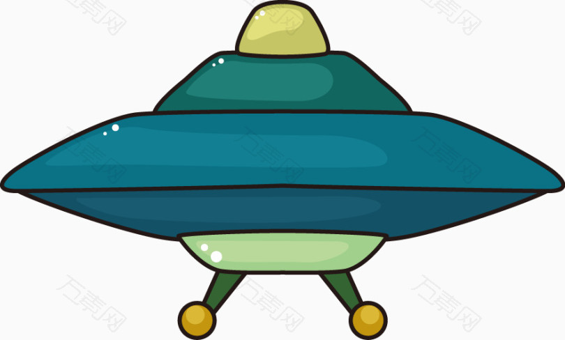 卡通飞碟ufo