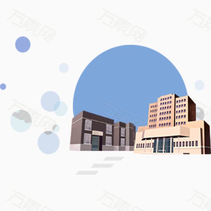 现代教学楼                 万素网提供现代教学楼png设计素材,背景