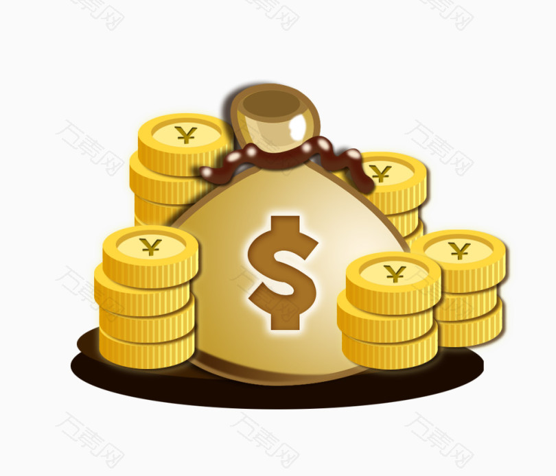 卡通金币素材