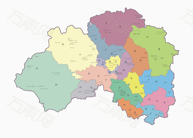 北京昌平区地图