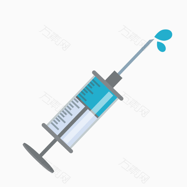 卡通手绘扁平化针筒
