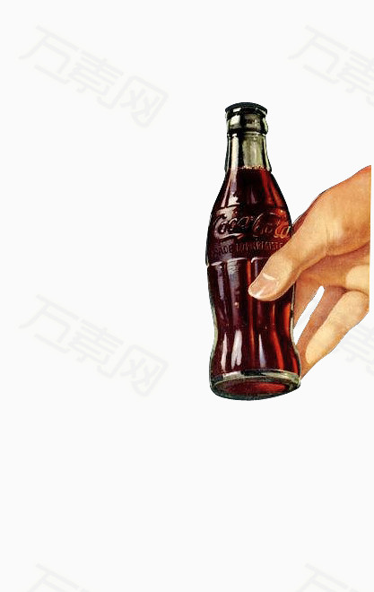 手拿可乐