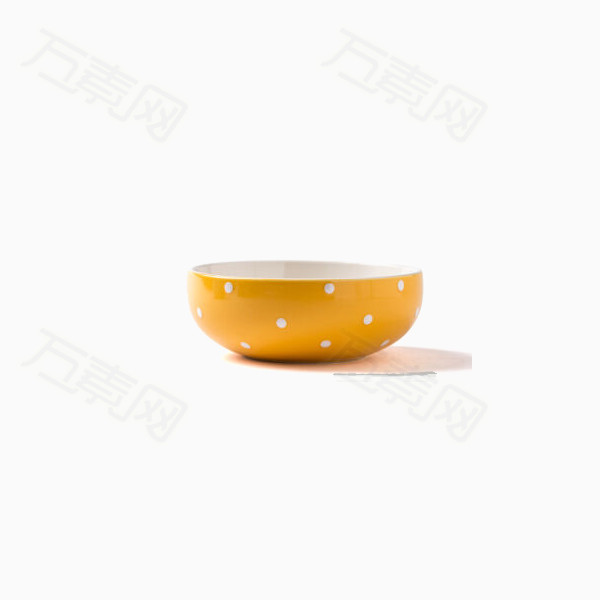 万素网提供亿嘉时尚创意陶瓷饭碗黄色png设计素材,背景素材下载