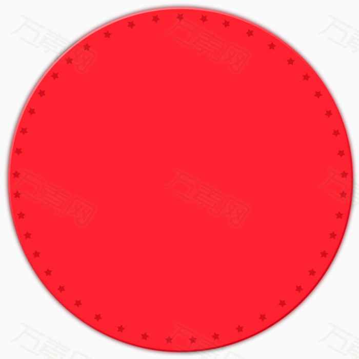 红色圆圈图标