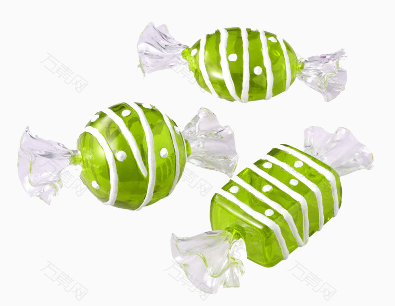 绿色糖果饰品图片素材