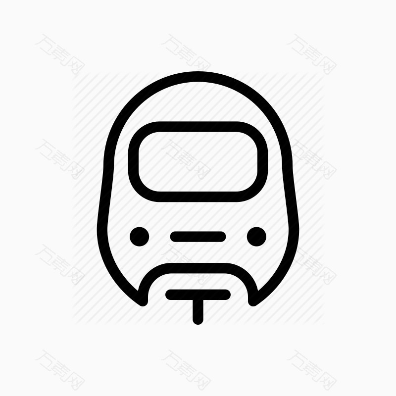 线条地铁图标