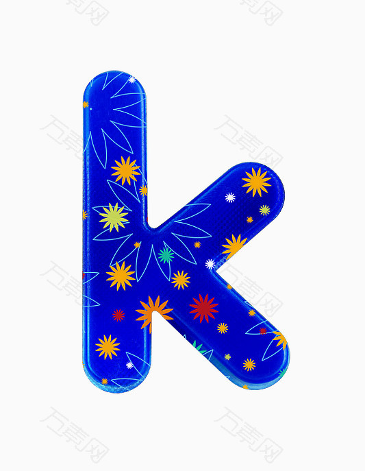 布纹字母k