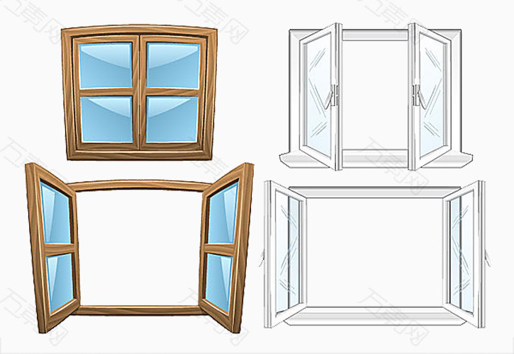 万素网 免抠元素 装饰元素 窗户玻璃窗素材  图片素材详细参数: 编号