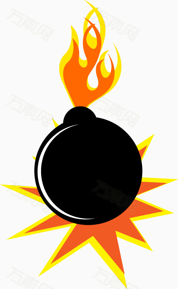 爆炸爆炸标炸弹火焰