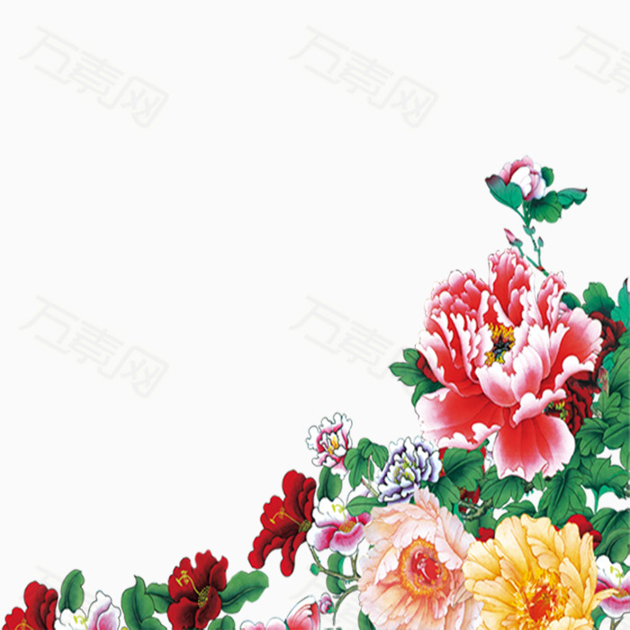 万素网 免抠元素 装饰元素 牡丹花  万素网提供牡丹花png设计素材