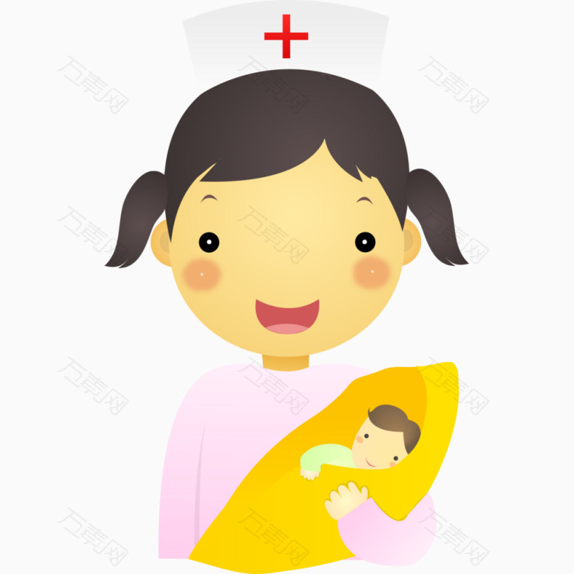 妇产科护士图案
