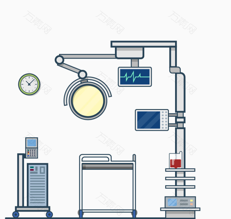 卡通医疗仪器