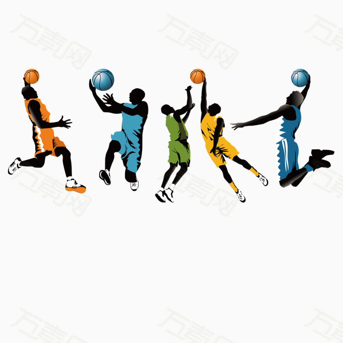 篮球比赛图片免费下载_卡通手绘_万素网