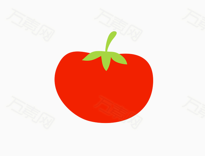 矢量红色蔬菜西红柿