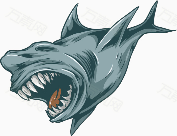 万素网 免抠元素 动物 鲨鱼  编号361238 分类动物 颜色模式rgb 格式