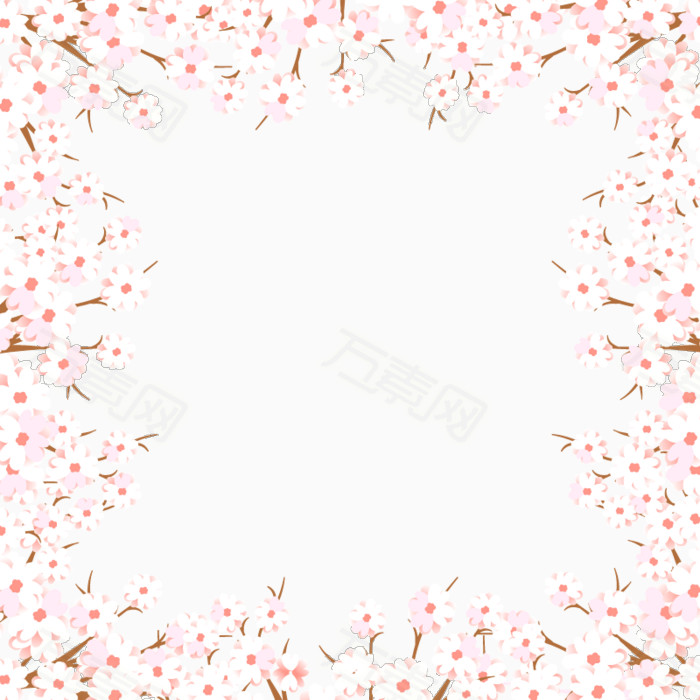 樱花边框