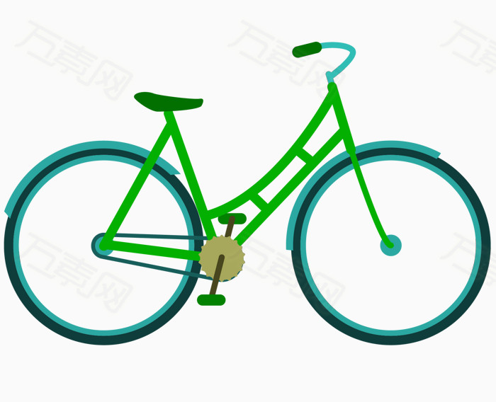 交通工具自行车  图片素材详细参数: 编号3816277 分类卡通手绘 颜色