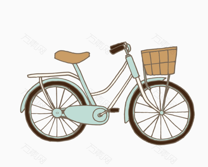手绘单车