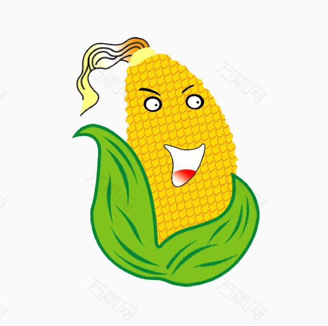 卡通玉米粒