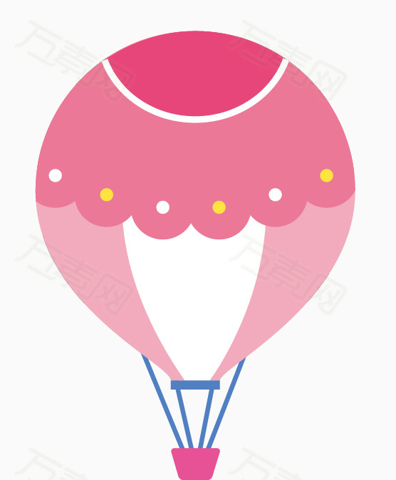 卡通可爱热气球图片免费下载_卡通手绘_万素网