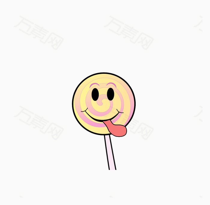微笑的棒棒糖