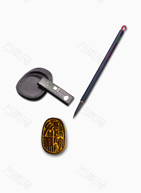 砚台毛笔