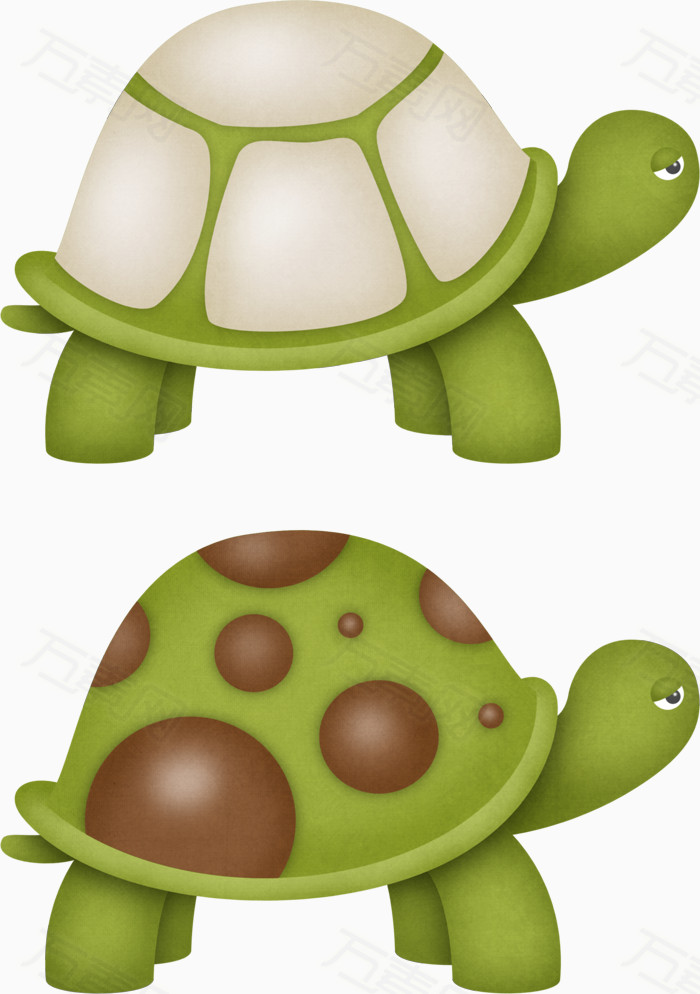 卡通乌龟元素 卡通乌龟素材 卡通乌龟 可爱的小乌龟