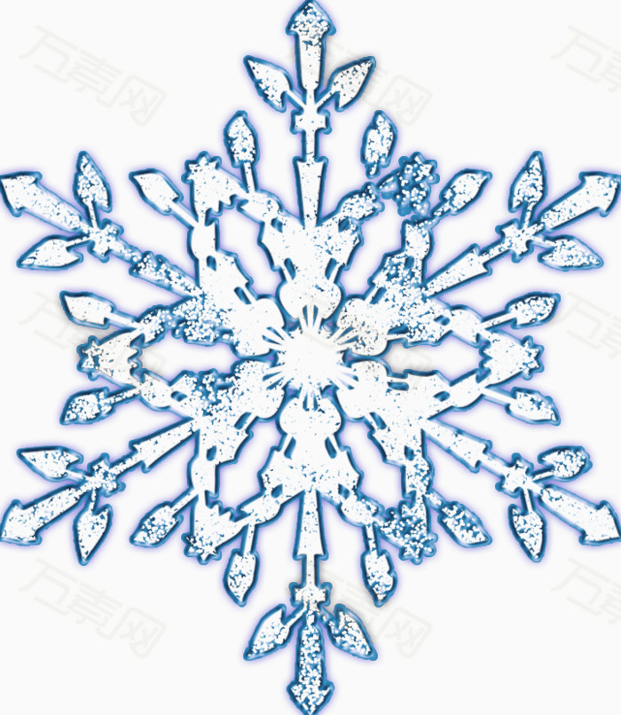 漂亮的雪花