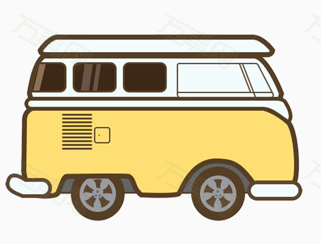 卡通公交车