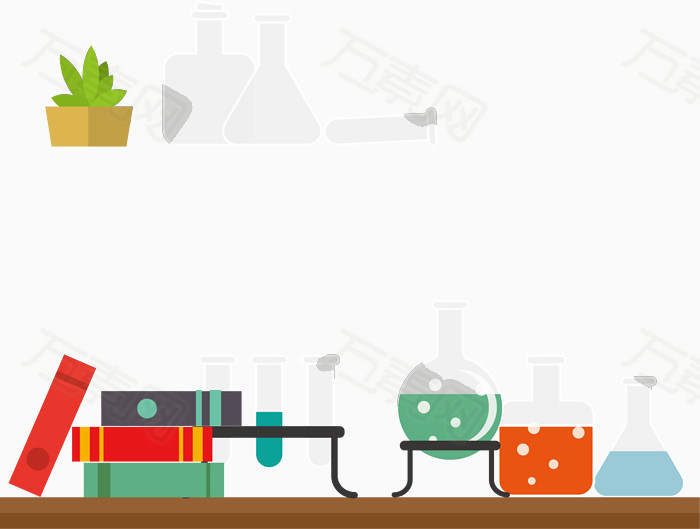 卡通实验室设备图片免费下载_卡通手绘_万素网