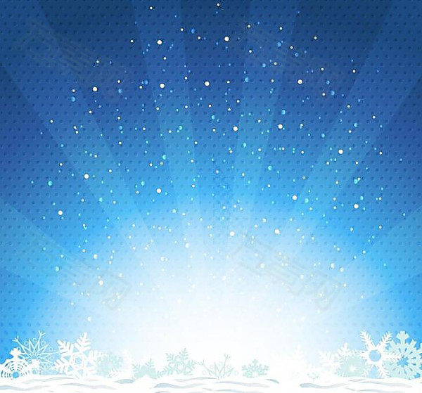 万素网 素材分类 冬季冰雪边框  14734     