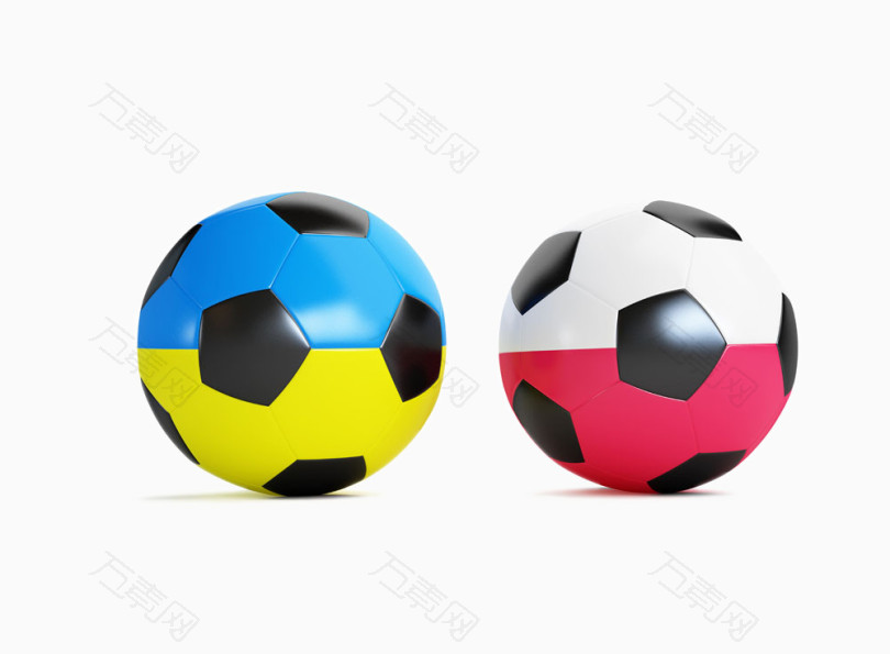 彩色的足球 图片素材详细参数: 编号3533219 分类产品实物 颜色模式