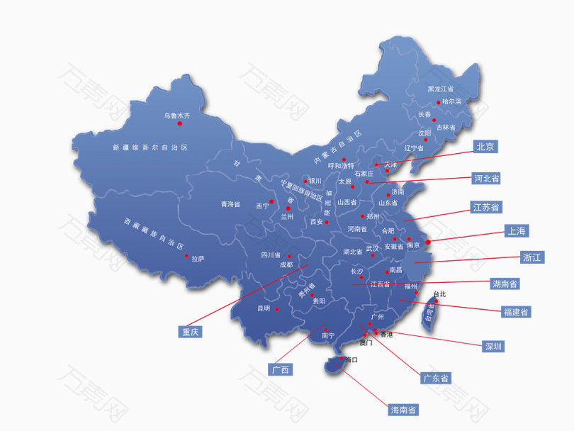 中国地图版图
